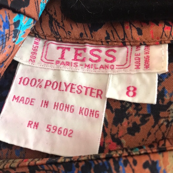 Vintage unique copper blouse New Years - Picture 3 of 6